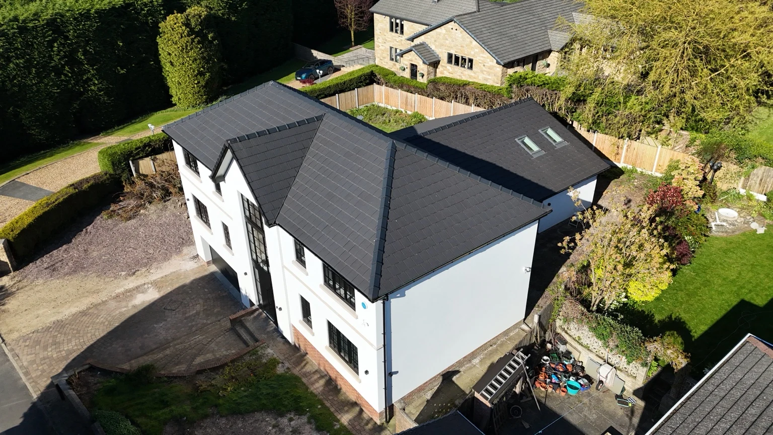 Roof form & rear elevation