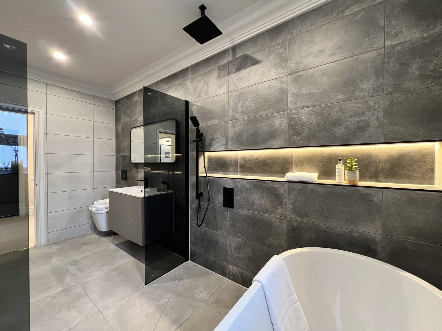 Longsight Road · Bathroom & walk-in shower